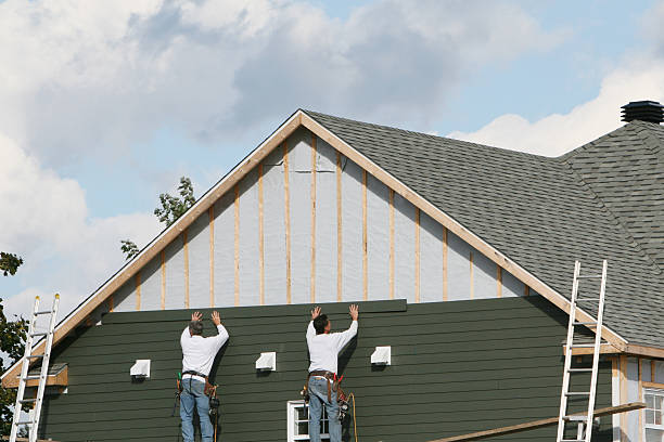 Professional Emergency Siding Repair technician working in Knightdale, NC